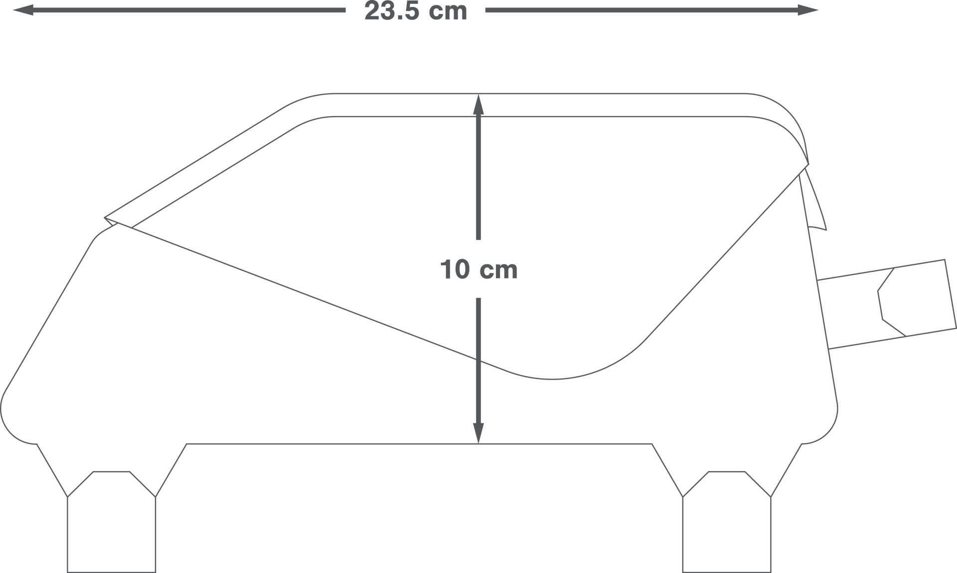 Apidura Racing vaakaputkilaukku 1ltr