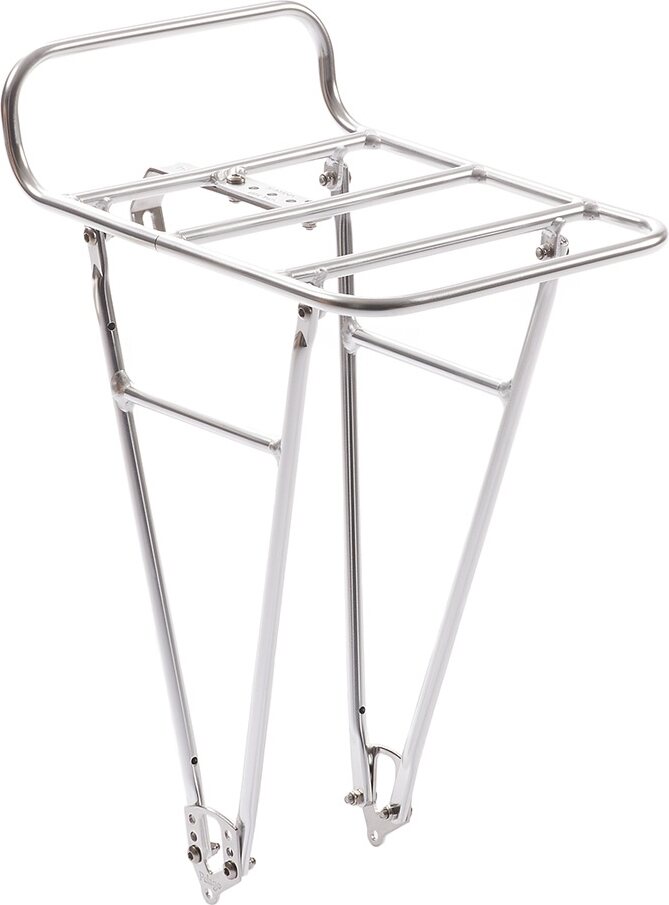 Pelago Commuter front rack -Stainless - Medium Kirkas