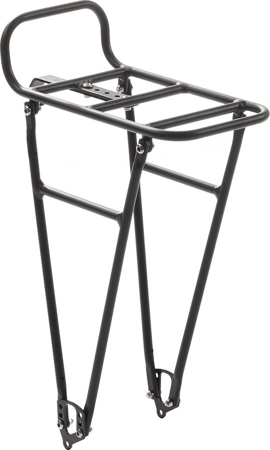 Pelago Commuter front rack -Aluminium - Small Musta