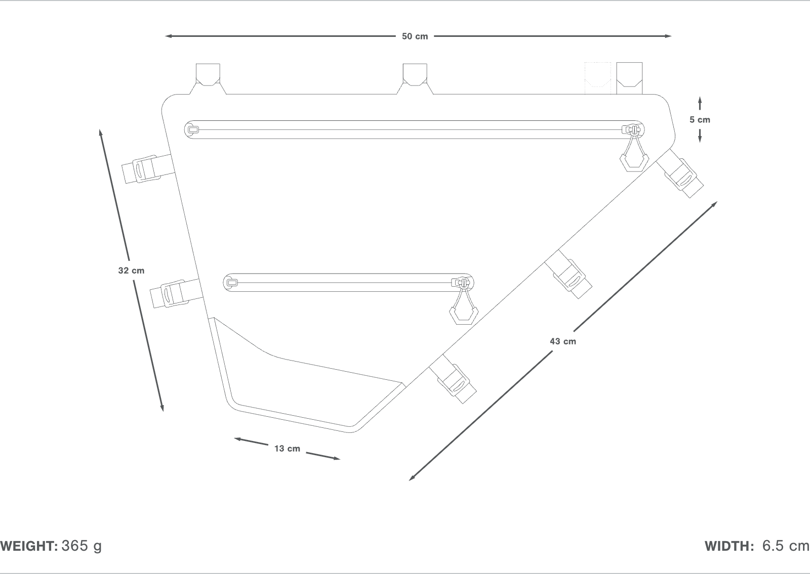 Apidura Expedition Full Frame Pack runkolaukku 12L