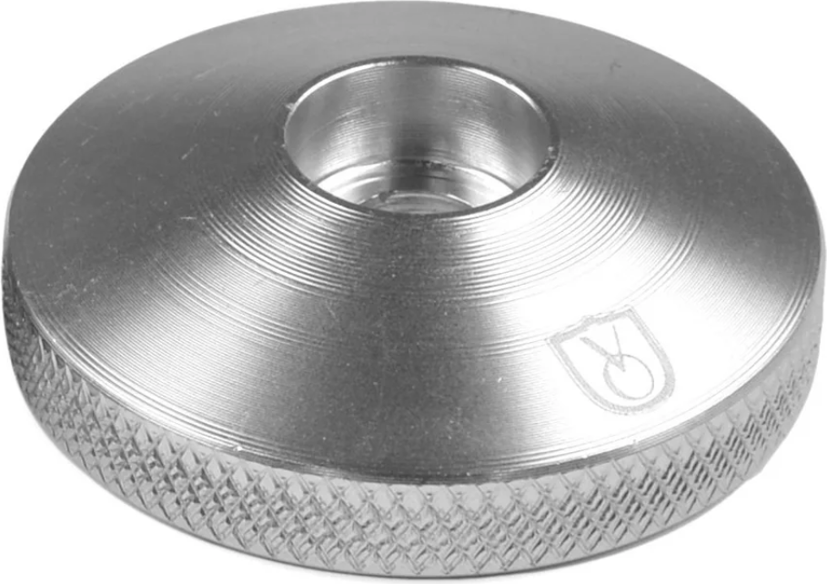 Velo Orange Knurled top cap - black Kirkas