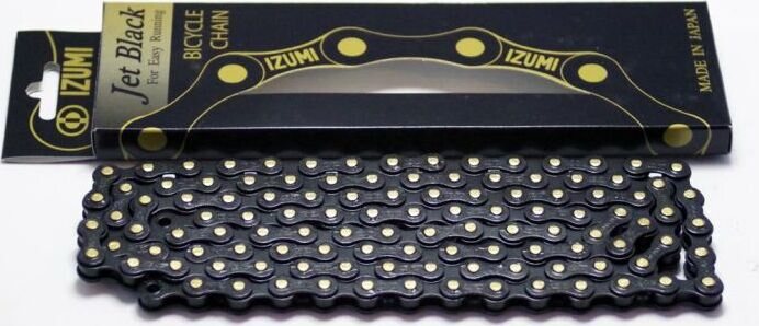 Izumi Jet Black - leveä 1/8 Musta
