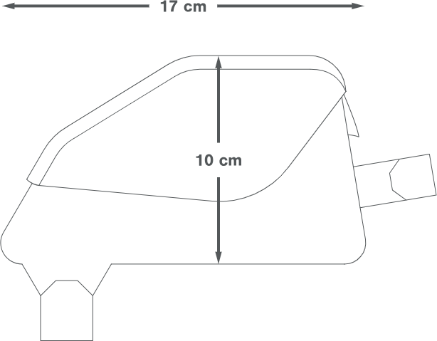 Apidura Racing vaakaputkilaukku 0,5L