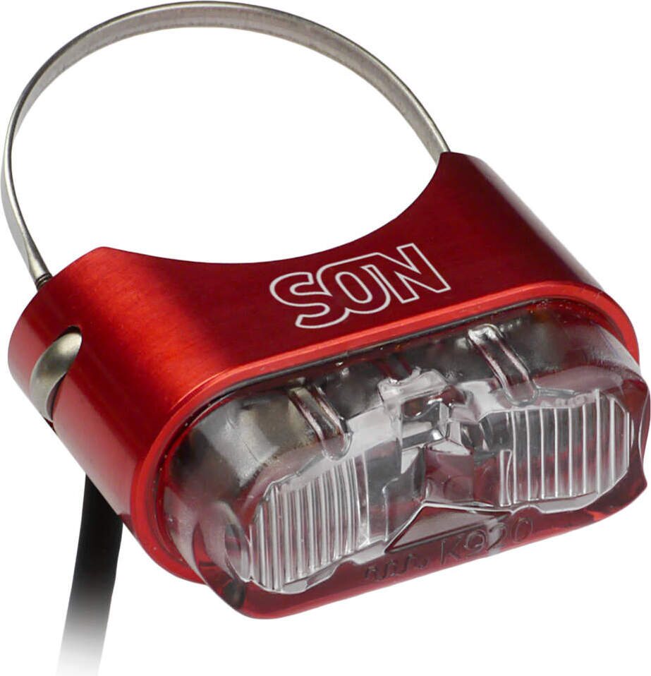 SON Takavalo, satulatolppakiinnityksellä Punainen