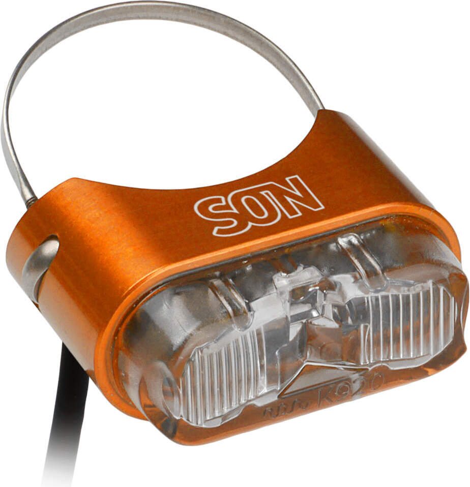 SON Takavalo, satulatolppakiinnityksellä Oranssi