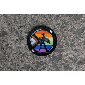 Black Spoke Collective Ⓐ²narchy -kangasmerkki