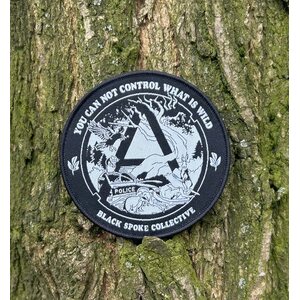 Black Spoke Collective You can not control what is wild -kangasmerkki