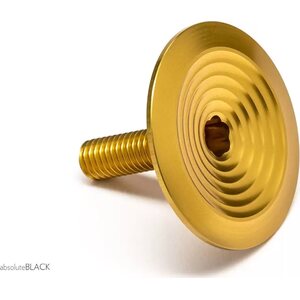 AbsoluteBLACK Top cap - integroitu pultti - kulta