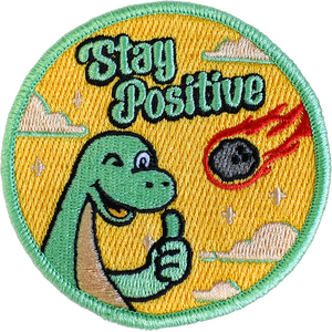 Retro Grade Supply Stay positive kangasmerkki