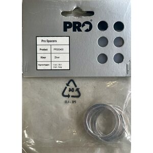 PRO Spacer setti 1" - kirkas