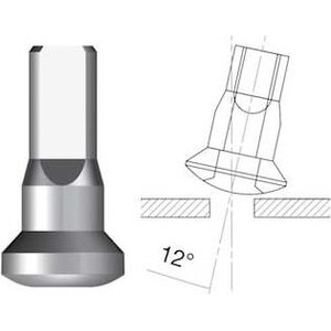 Sapim Inverted nipple 14G | 10mm Enve, messinki